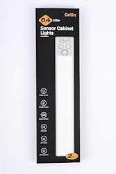 Gritin 10.2inch Under Cabinet Lighting Rechargeable