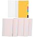Best Paper Greetings 6-Pack Colored Divider Sticky Notes, Color Coded Index Tab Stickers, Bookmark Page Markers, 360 Ruled Sheets, 3 x 5 Inches