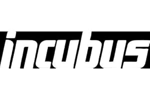 SO COOL STUFF Incubus Word - Vinyl 6" Wide (Color: White) Decal Laptop Tablet Skateboard car Windows Sticker