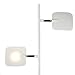 Brightech Tree Floor Lamp for Living Rooms & Offices, Dimmable Standing Lamp for Bedroom Reading, LED Spotlight Floor Lamp, Tall Lamp with Adjustable Panels for Minimal Space Use - White