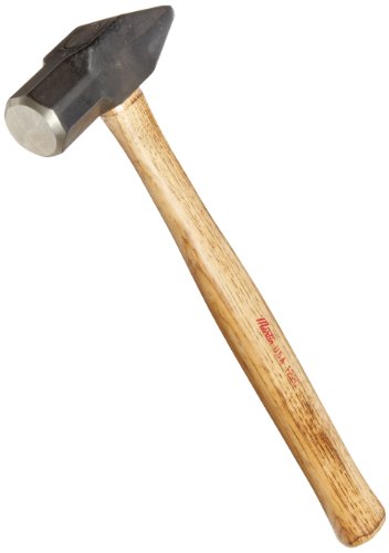Martin 122G Carbon Steel 2-1/2lbs Cross Peen Engineer/Blacksmith Hand Hammer, 15-1/2" Overall Length