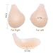 Stick On Bra Invisible Silicone Breast Lift Nipple Covers Adhesive Bras for Girls and Women Nude