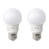 IKEA RYET LED Bulb E26 400 Lumen Globe Opal Set Of 2