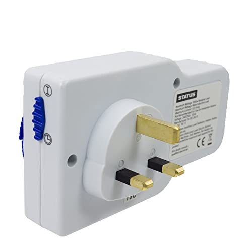 Mr. Gadget's Solutions 24-Hour Plug-In Timer Switch with Additional Socket - White