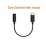 Monoy Motorola Moto Z Droid, Z Force Droid, Z Play Droid, Moto Z2 Headsets, Connector Type C to 3.5mm Audio Speaker Headphone Stereo Microphone Female Adapter (Type C to 3.5MM)