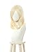 Nuoqi Womens Short Curly Wave Fashion Blonde Hair Wig for Leslie Knope Cosplay Wigs
