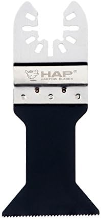 Harpow Bi-metal E-cut saw blade with stainless steel holder, 42mm,power oscillating tool blades,multitool blades,power tool saw blades,fits Fein Bosch Craftsman Rockwell Einhell Westfalia Ferm Pro-Line Matrix tools