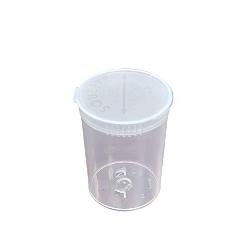 30 Dram Pop Top Prescription Bottle by MT Products - (15 Pieces) (Clear)