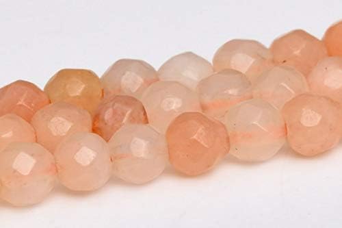4MM Natural Pink Aventurine Beads Grade AA Faceted Round Gemstone Loose Bead 14", Beading, Jewelry Making, DIY Crafting, Arts & Sewing by Perfect Beeds Store