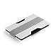 Radix One Slim Wallet (White/Gray) - Minimalist Ultralight Thin Polycarbonate Money Clip