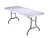 Lifetime 22901 Folding Utility Table, 6 Feet, White Granite