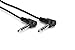 Hosa CSS-103RR Right Angled 1/4" TRS Balanced Interconnect Cable, 3 feet primary