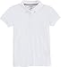 French Toast School Uniform Girls Short Sleeve Skinny Placket Fitted Polo Shirt