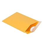 Pratt KR BBL MLR 1 CASE #1 Kraft Bubble Mailer, 11" Width, 7.25" Length, Gold (Pack of 100)