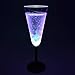 GlowCity Light-Up Plastic Champagne Flutes - LED Glow-in-the-Dark Party Glasses - Multiple Color Set of 12, FDA Approved, Batteries Included
