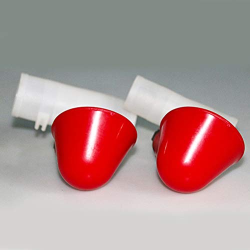 Yardwe Geflügeltränke Automatische Huhn Wasser Feeder Trinker 15MM 10 Stück (Rot) – Bild 8