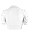 Ollie Arnes Women Basic Short Sleeve Versatile Bolero Shrug Cardign Junior Plus 41 WHITE L