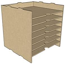 12 X 12 Inch Paper Storage Unit For Craft Etc Fits Ikea Kallax