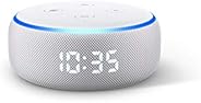 Certified Refurbished Echo Dot (3rd Gen) - Smart speaker with clock and Alexa - Sandstone