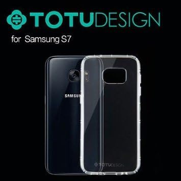 Samsung Galaxy S7, TOTU [ Soft Series - Airbag Design ] Thin &amp; Light Clear TPU Shockproof Case Cover for Samsung Galaxy S7 ( Transparent )