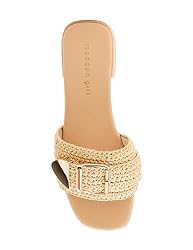 Madden Girl Women's Avaa Flat Sandal, Natural