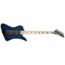 Jackson David Ellefson Signature Kelly Bird V Electric Bass Blue Burst Maple Fingerboard
