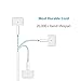 Oakwill Compatible with MacBook Pro Charger 60W MagSafe2 Magnetic T-Tip Power Adapter, Compatible with Apple MacBook Pro 13-inch - After Late 2012 (White)