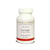 Organic Haritaki (Terminalia chebula) 100 vegicaps by Vadik Herbs | Excellent herb for rejuvenation and detoxification | Made in USA | Wildcrafted and safety tested | $0.14/cap Best Value