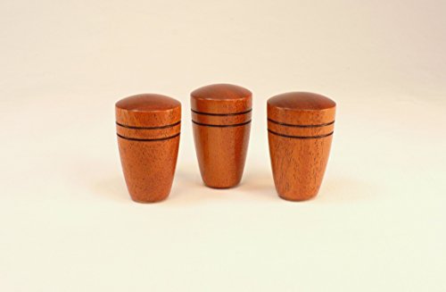 Lamp Finial, Mahogany, Dome Pattern 1