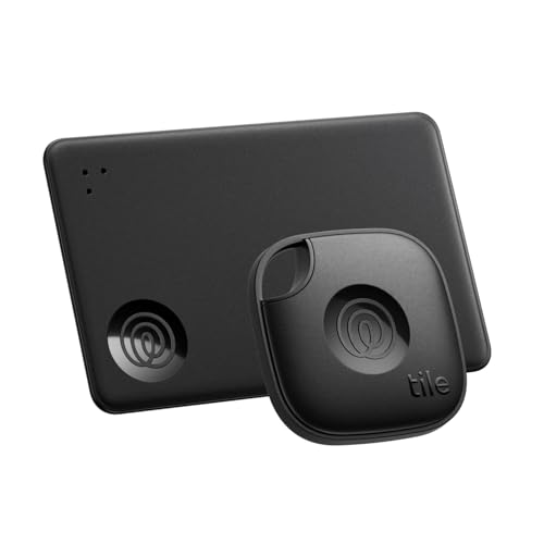 Life360 Tile Starter Pack - Bluetooth-Tracker und Gegenstandfinder für Schlüssel, Geldbörsen und mehr. iOS- & Android-kompatibel. Handy-Finder. 2er-Pa