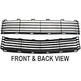 TOYOTA PRIUS 04-09 FRONT BUMPER GRILLE, Lower, Black