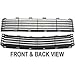 TOYOTA PRIUS 04-09 FRONT BUMPER GRILLE, Lower, Black