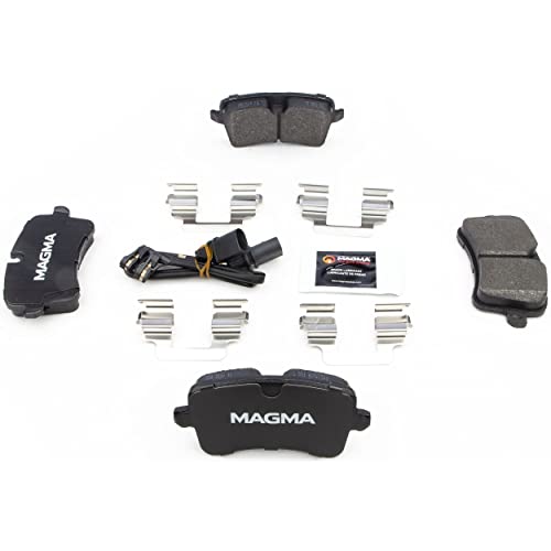 MAGMA Fire Born Braking PMD1547M Semi-Metallic Brake Pads, Rear
