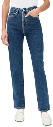 cigarette jeans amazon DL1961 Women's Kristy High Rise Cigarette SculptSystem Jeans, Black  (Vintage), 23 at Amazon Women's Jeans store