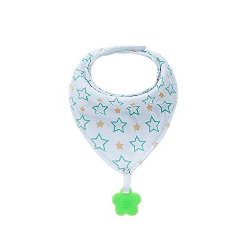 Baby Bandana Drool Bibs and Teething Toys Made with 100% Organic Cotton, Super Absorbent and Soft Unisex (Vuminbox) (10 -Pack Unisex)