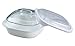 CorningWare SimplyLite 2-1/2-Quart Casserole with Glass and Plastic Lids