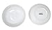 Set of 2 Bright White Porcelain Bowls (8.5 inches) for Pho, Ramen Noodles and Menudo, by Umami Tableware
