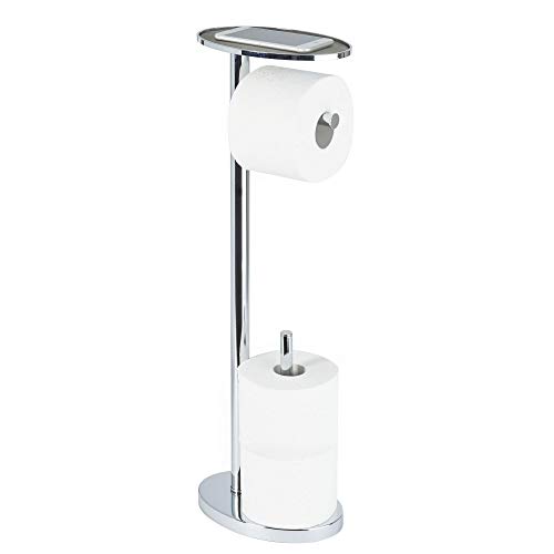Better Living Products 54584 OVO Toilet Caddy with Tray, Chrome