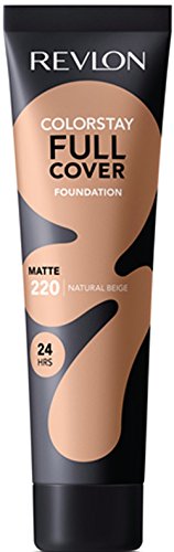 Revlon ColorStay Full Cover Foundation, Natural Beige, 1.0 Fluid Ounce