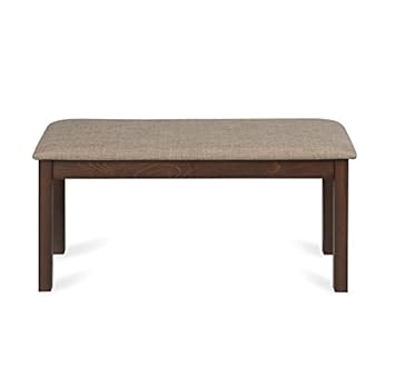 @home by Nilkamal Butterfly Dining Bench (Burn Beech)