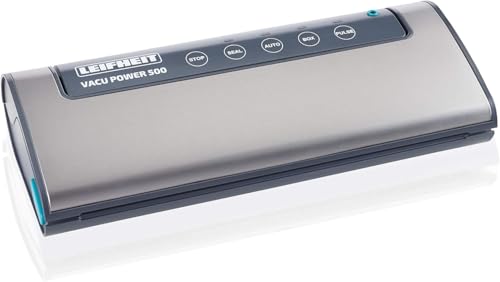 Leifheit Machine Sous Vide Vacu Power 500, 10 Sacs Sous Vide Inclus