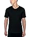 WoolX Men's V Neck, Black, Large