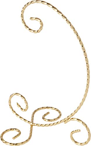 Bard's Gold-Toned Ornament Stand, Small, 7.5" H x 4.5" W x 5.25" D