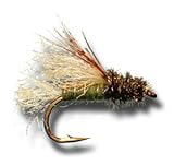 Z-Wing Caddis Emerger - Olive Fly Fishing Fly - Size 16 - 6 Pack