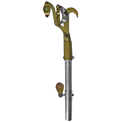 Jameson JA-34DP Big Mouth Side Cut Double Pulley Tree Pruner with Pole Adapter