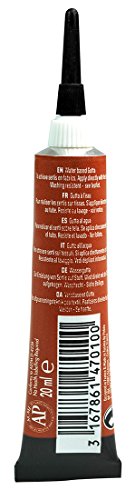 Pebeo Setasilk Silk Painting Water Based Gutta 20-Milliliter Tube, Copper