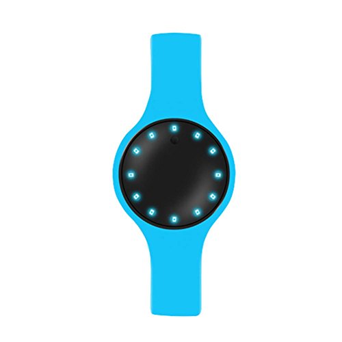 L@YC Fitness Tracker Waterproof Activity Pedometer Wristband Sleep Monitor Bluetooth 4.0 Smart Bracelet for Android iOS Phones, Blue