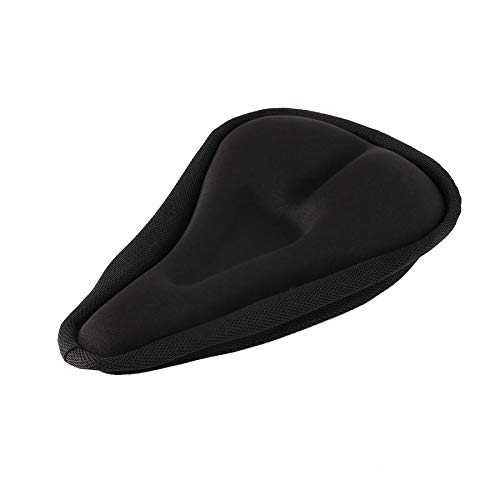 2019 Newest Black Durable Men 3D Bike Bicycle Cycle Extra Comfort Gel Pad Cushion Cover Front Seat Mat Saddle Seat for Outdoor Sports