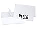 100 Letterpress Note Cards and Self Seal Envelopes - Perfect for Clients, Friends, Co-Workers - Blank Inside for Your Message - Opie’s Paper Company