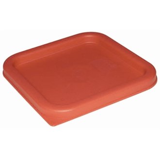 Vogue CF041 Lid to fit Square Containers, 5.5 L-7 L, Red